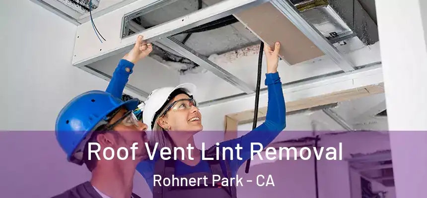  Roof Vent Lint Removal Rohnert Park - CA